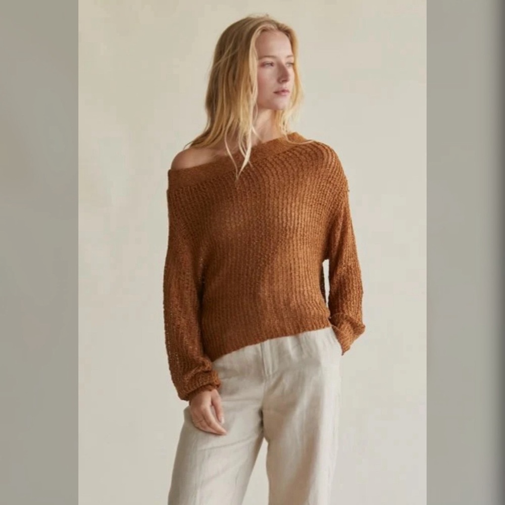 Boatneck Camel Sweater